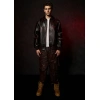 Two Tone Pelle Pelle Jacket Black & Red