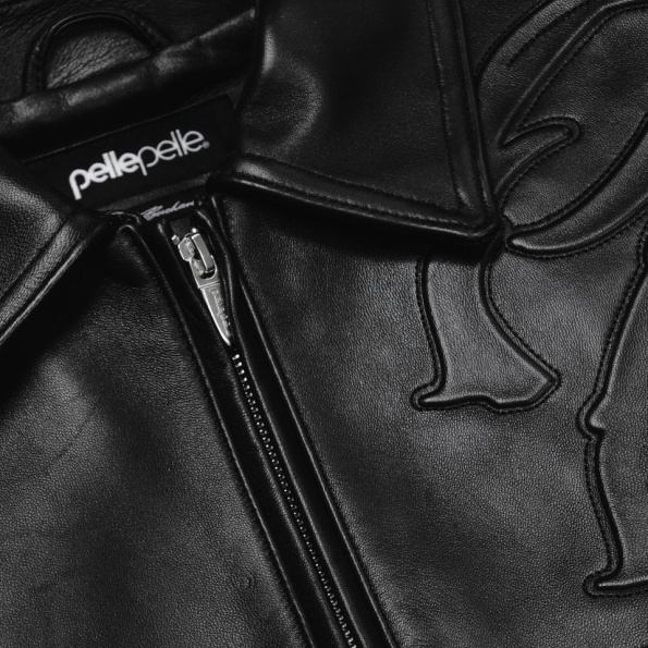 Two Tone Pelle Pelle Black Jacket