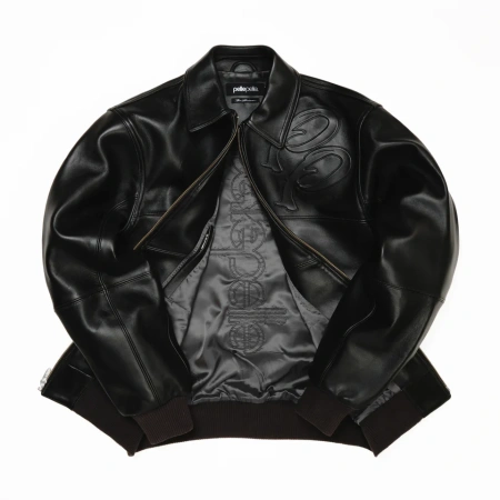 Two Tone Pelle Pelle Black Jacket view 3