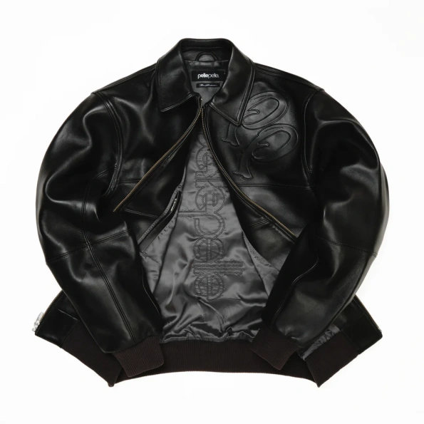 Two Tone Pelle Pelle Black Jacket