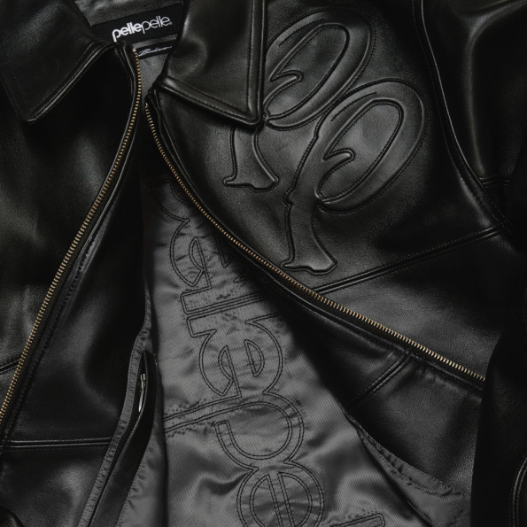 Two Tone Pelle Pelle Black Jacket