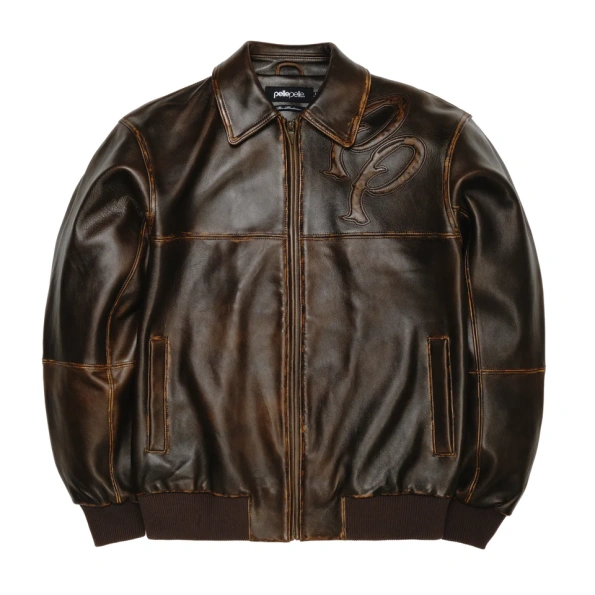 Two Tone Pelle Pelle Brown Jacket