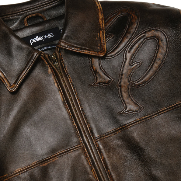 Two Tone Pelle Pelle Brown Jacket