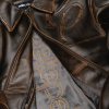Two Tone Pelle Pelle Brown Jacket