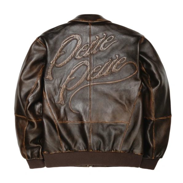 Two Tone Pelle Pelle Brown Jacket