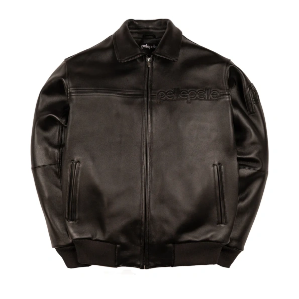 Corded Pelle Pelle Black Jacket