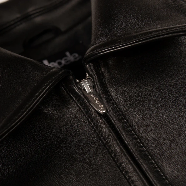 Corded Pelle Pelle Black Jacket