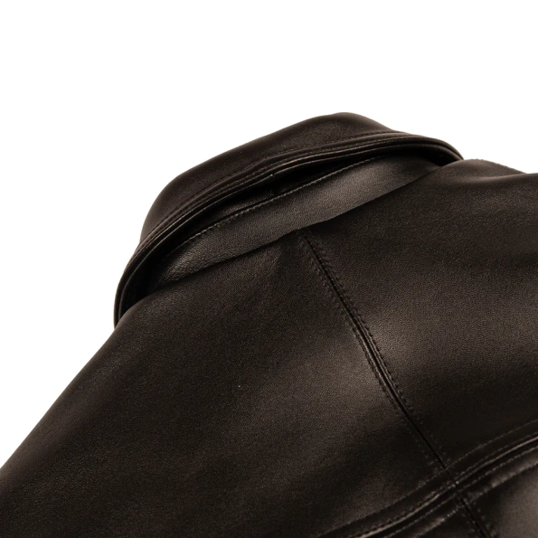 Corded Pelle Pelle Black Jacket
