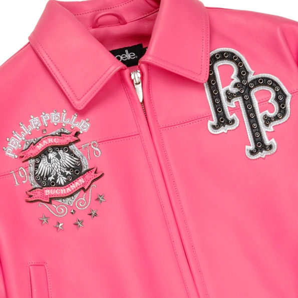 World Famous Pelle Pelle Womens Pink Jacket