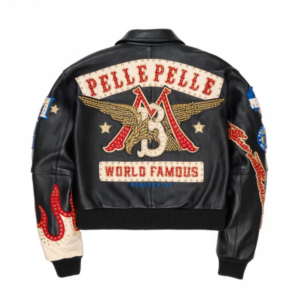 World Famous Pelle Pelle Womens Black Jacket