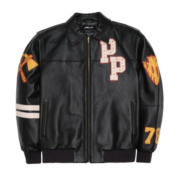 pelle pelle renegades black leather jacket