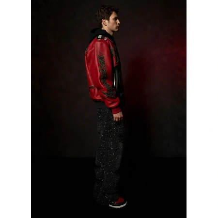 Pelle Pelle Daytona Special Red Leather Jacket view 11