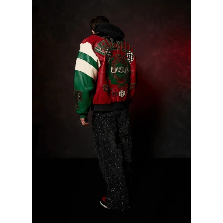 Pelle Pelle Daytona Special Red Leather Jacket view 13